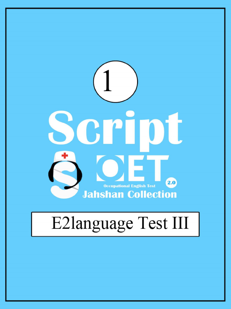 E2language Test III: Patient Consultations | PDF | Occupational Burnout ...