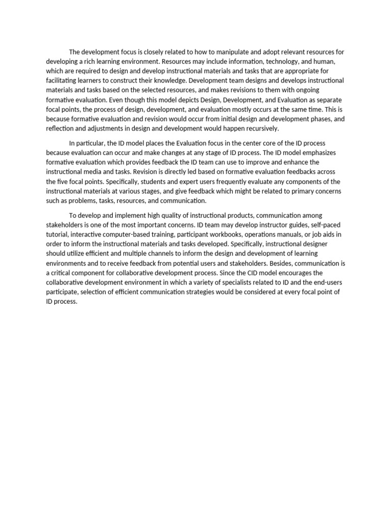 The Development Focus Is Closely Related To How To Manipulate and Adopt ...
