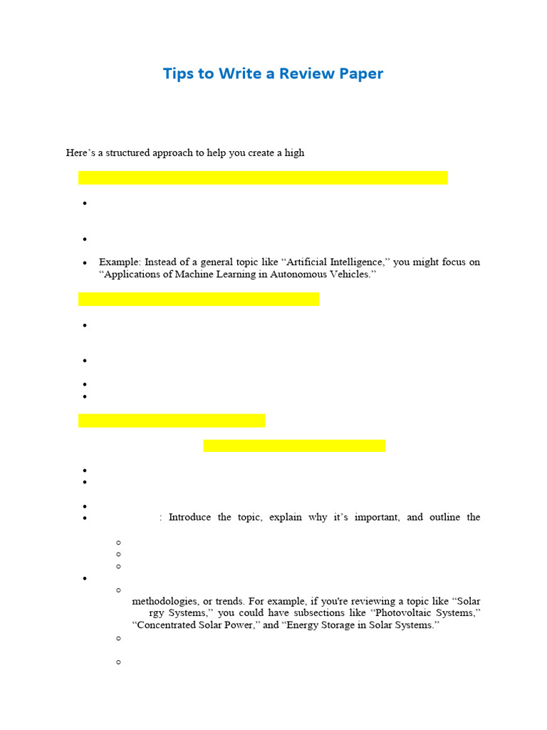 Writing a Review Paper in Engineering | PDF | Machine Learning | Citation