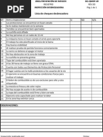 Check List Mantenimiento Desbrozadora | PDF