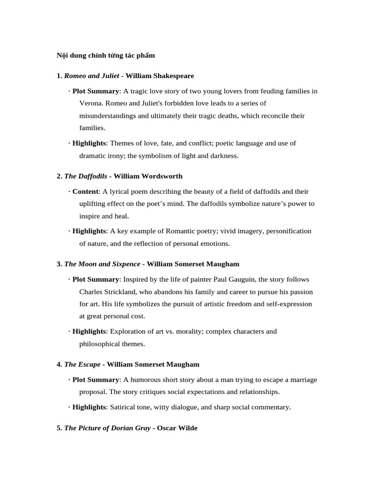 Literary Themes and Symbolism Analysis | PDF | Romeo And Juliet