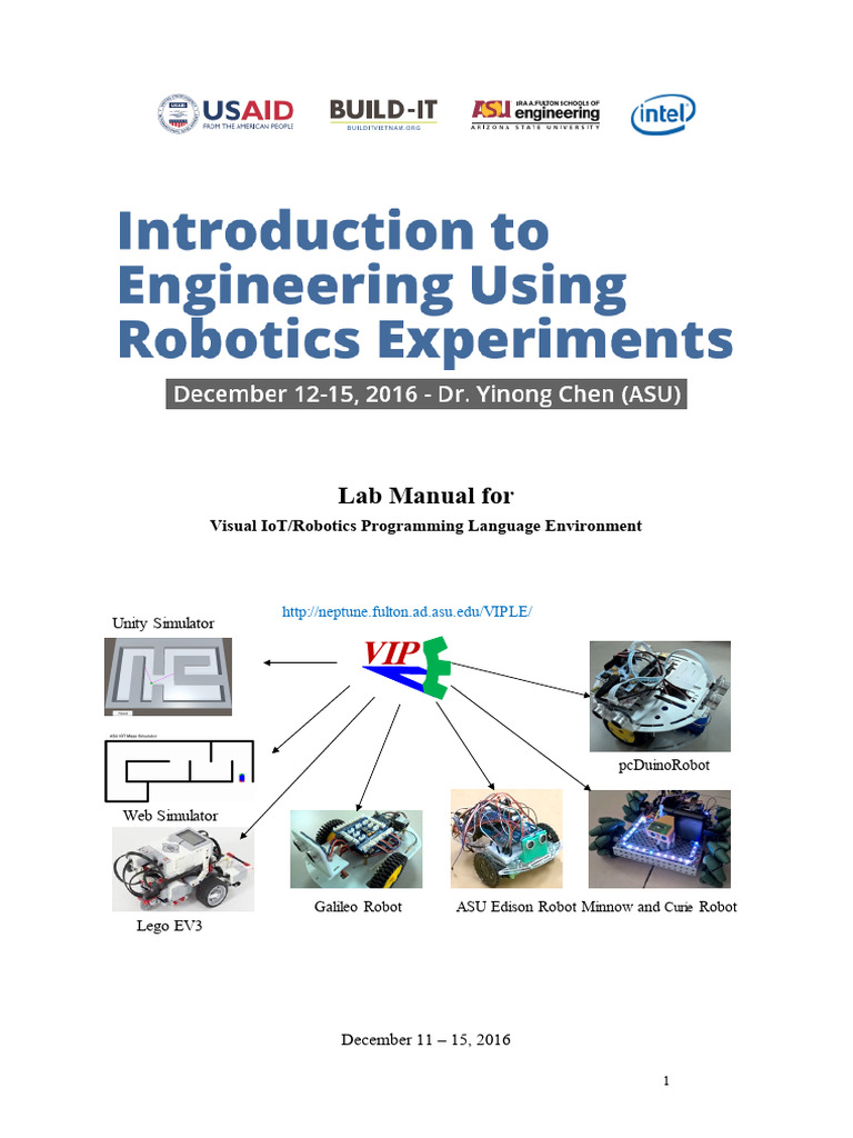 Lab Manual For Build-It Robotics Workshop | PDF | Computer Science ...
