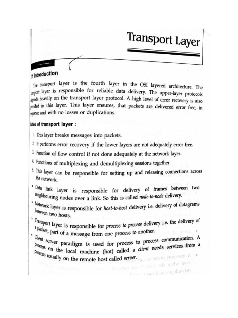 CN Unit-4 Notes | PDF