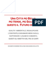 Documento Di Inidirizzo Per La Fase Di Discussione Con La Citta'