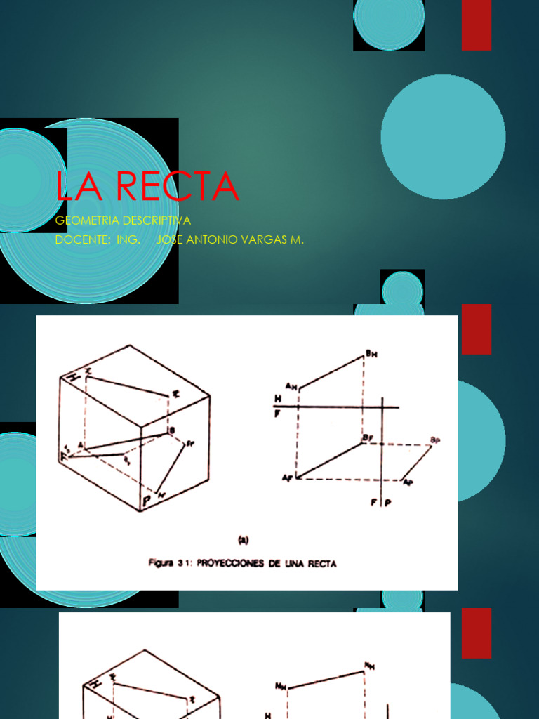 Tipos de Rectas en Geometría Descriptiva | PDF