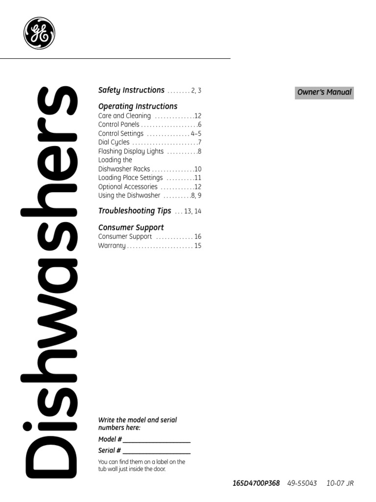 Owner's Manual Safety Instructions Operating Instructions | PDF ...