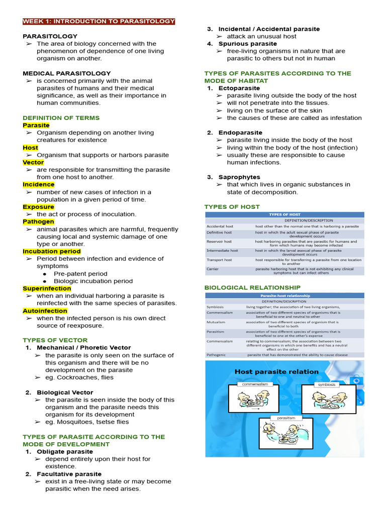 Para Lec | PDF | Parasitism | Medical Specialties