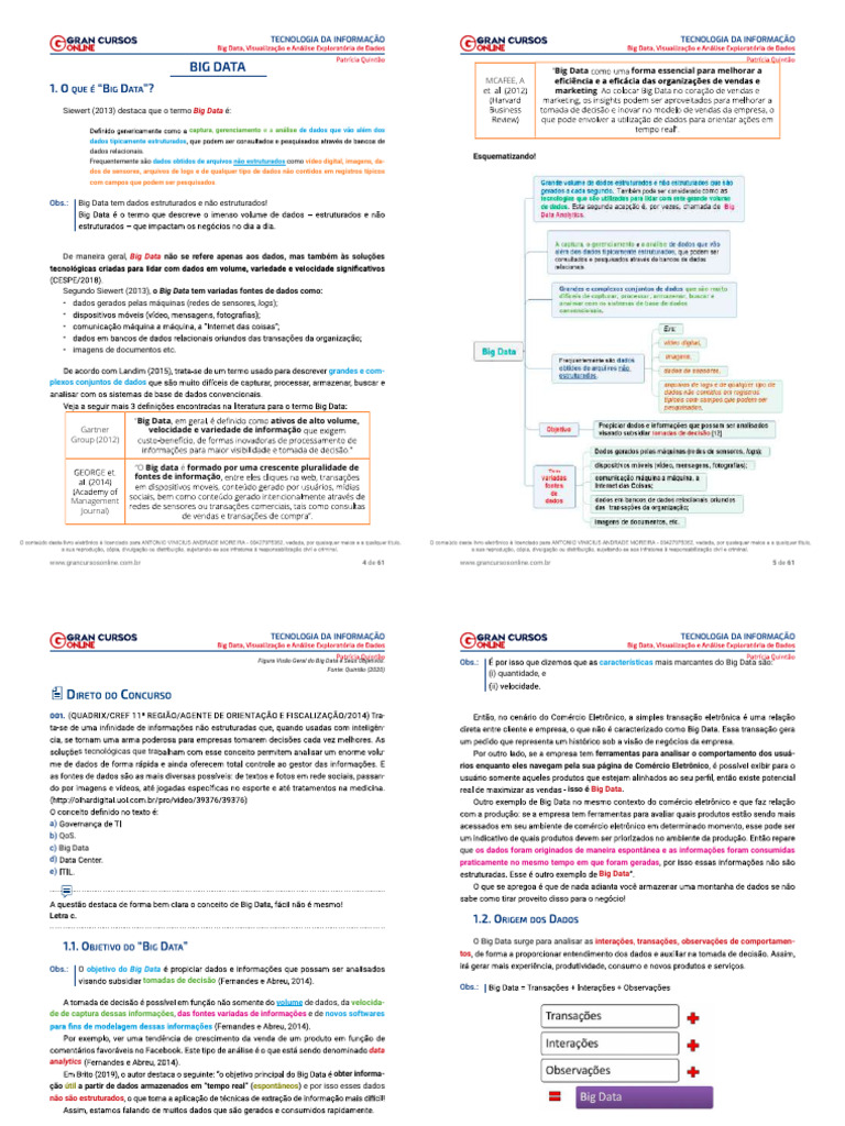 Entendendo Big Data: Conceitos e Dimensões | PDF | No SQL | Big Data