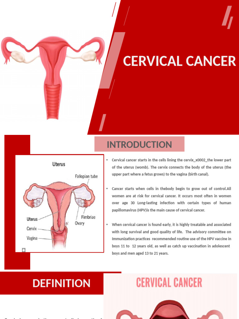 Cervical Cancer 1 1 Pdf Cervical Cancer Cancer