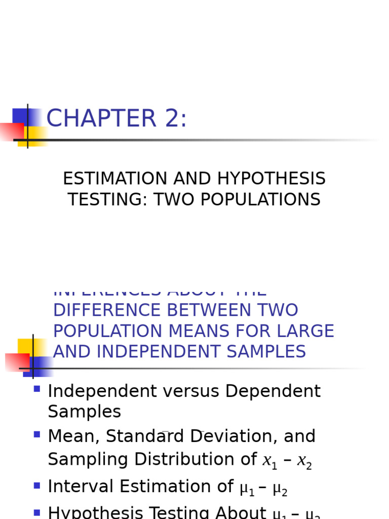Chapter 2 | PDF | Standard Deviation | Null Hypothesis