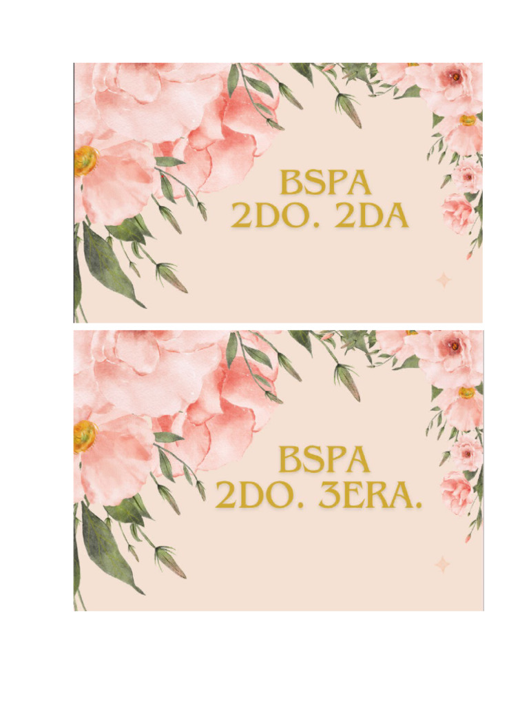 ETIQUETAS BSPA | PDF