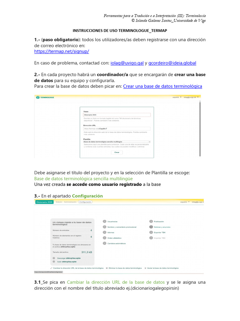 Guía de Uso de Terminologue | PDF | Lingüística