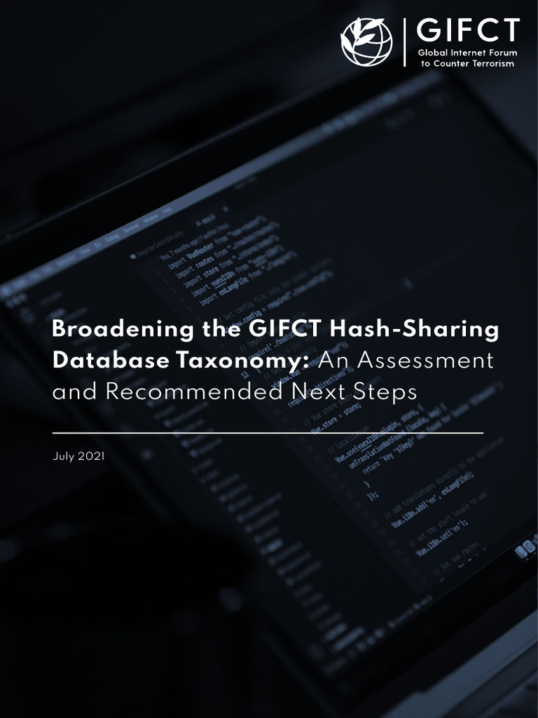 GIFCT TaxonomyReport 2021 | PDF | Extremism | Facebook