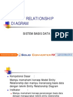 Entity Relationship Diagram: Sistem Basis Data