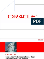 Personalize, Customize, and Extend Oracle E-Business Suite User Interface