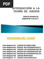 Curso de Teoría de Juegos I