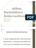 Nucleosídeos, Nucleotídeos e Ácidos nucléicos