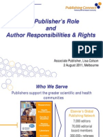 Author Responsibilities and Rights