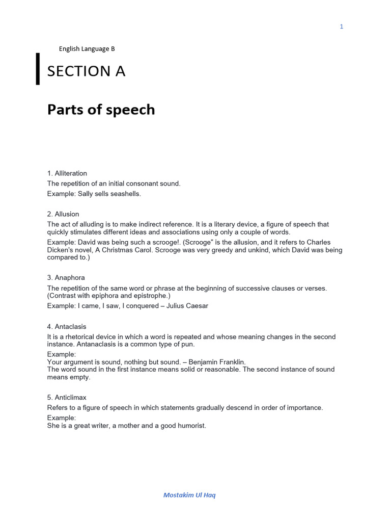 Understanding Figures of Speech | PDF | Rhetorical Techniques | Linguistics