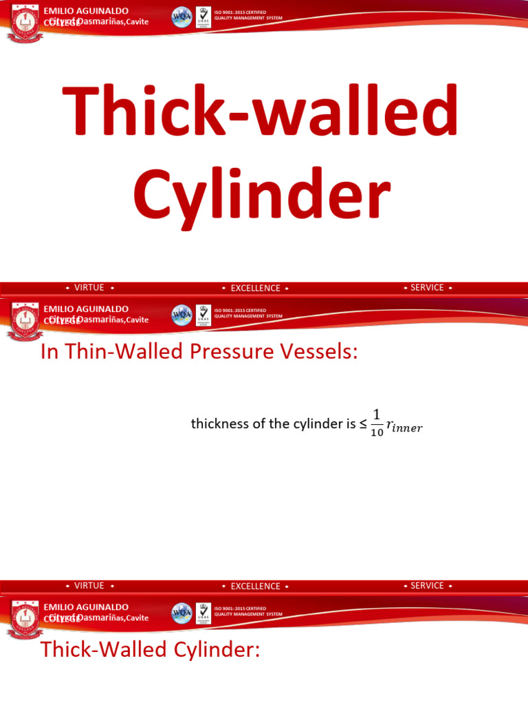 Thick Walled Cylinder | PDF | Mechanical Engineering | Mechanics