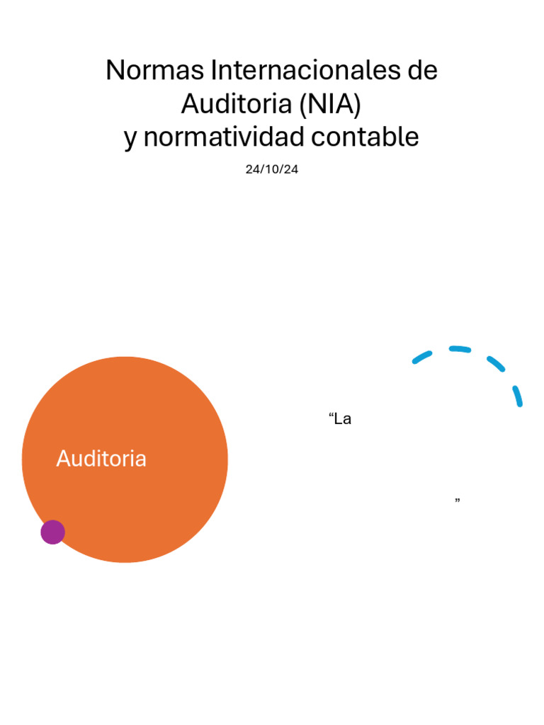 Normas Internacionales de Auditoría y NIA | PDF | Auditoría | Contralor