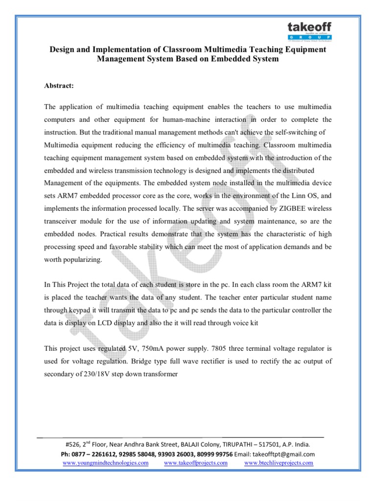 Design and Implementation of Classroom Multimedia Teaching Equipment ...