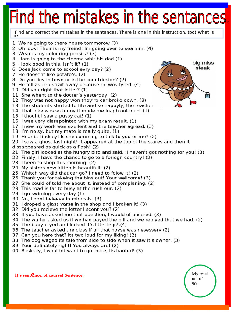 Common Grammar Mistakes and Corrections | PDF