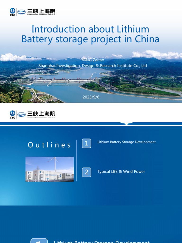 China's Lithium Battery Storage Expansion | PDF | Energy Storage | Wind ...