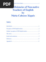 Download The Deficiencies of Non-Native Teachers of English by nunu1983 SN80365570 doc pdf