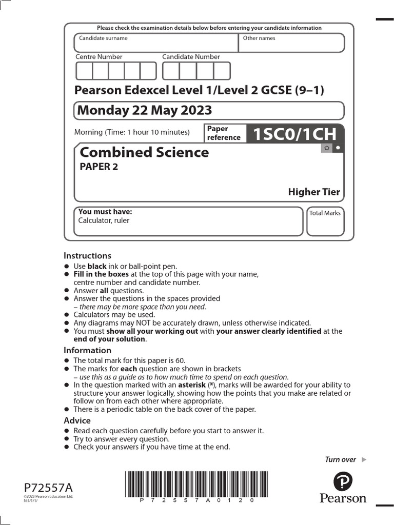 Gcse Edexcel Science