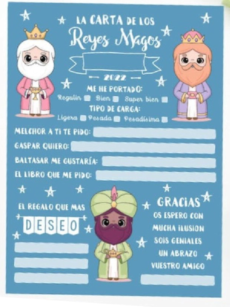 Carta para Los Relles Magos | PDF