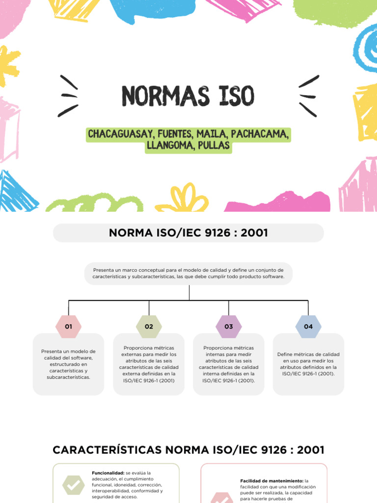 NORMAS ISO | PDF | Software | Calidad (comercial)