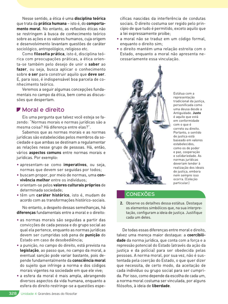 Diferenças entre Moral e Direito | PDF | Moralidade | Justiça
