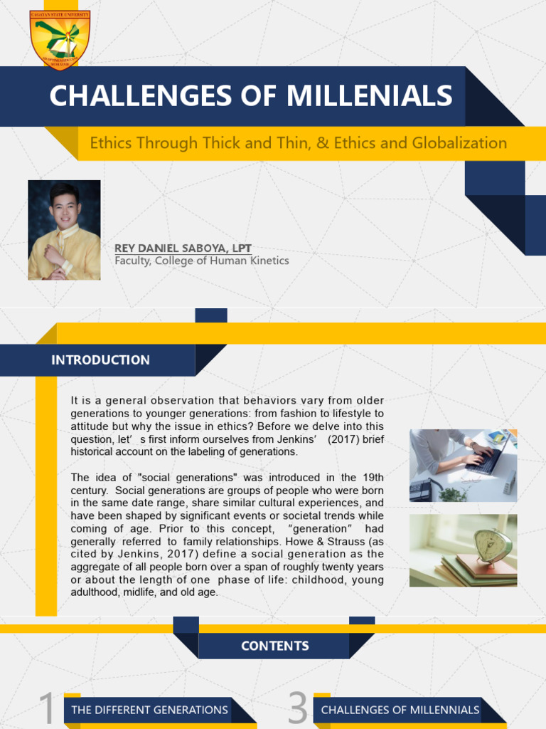 LESSON 7 - CHALLENGES OF MILLENIALSs | PDF | Millennials | Psychology