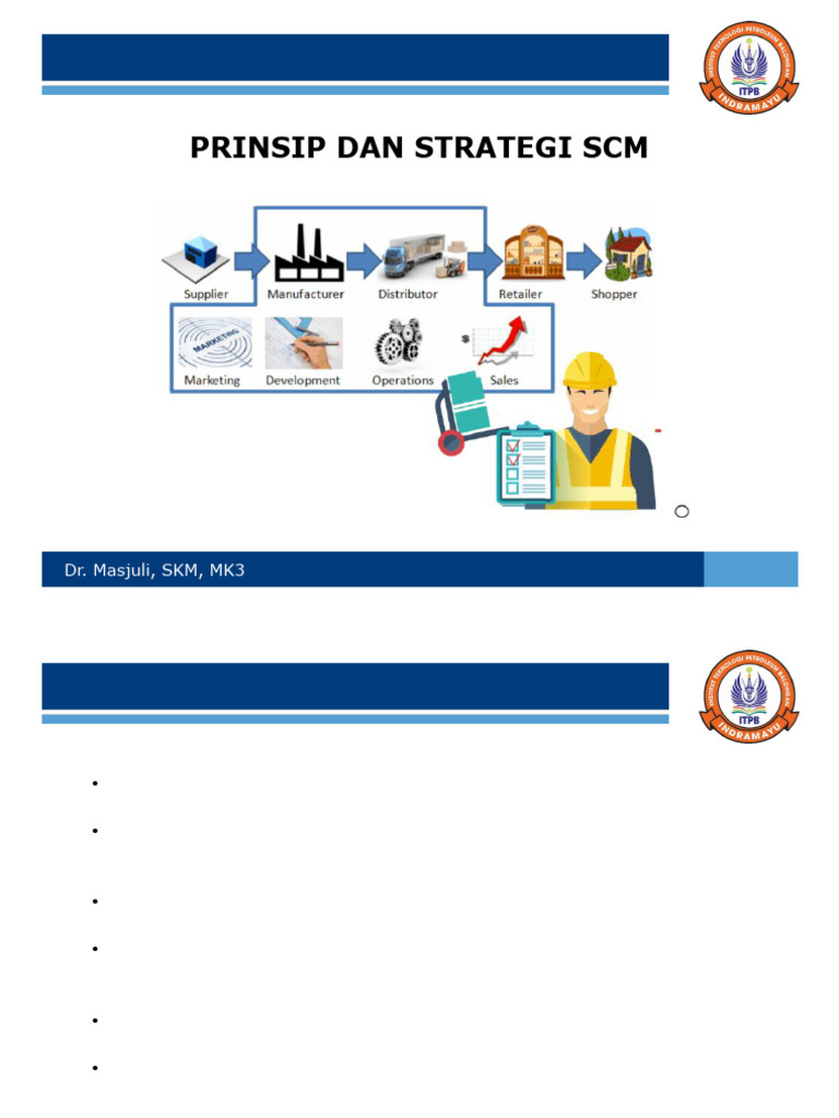 Pertemuan - 11 Prinsip Dan Strategi SCM | PDF