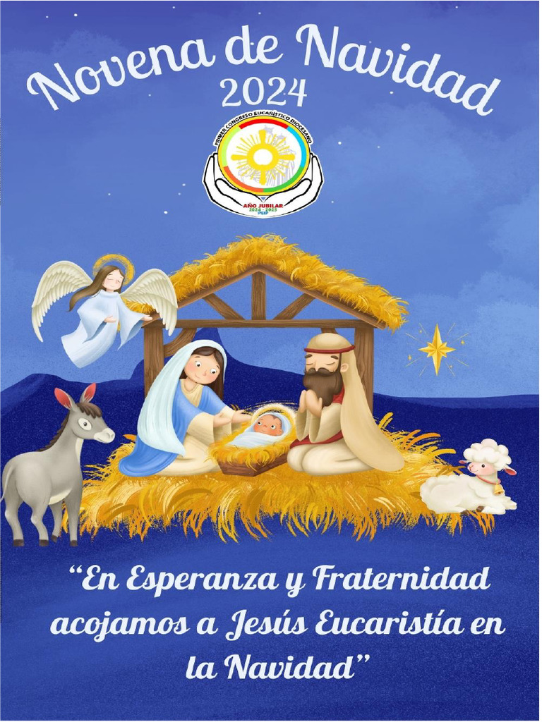 Novena de Navidad 2024 PDF María, madre de Jesús eucaristía
