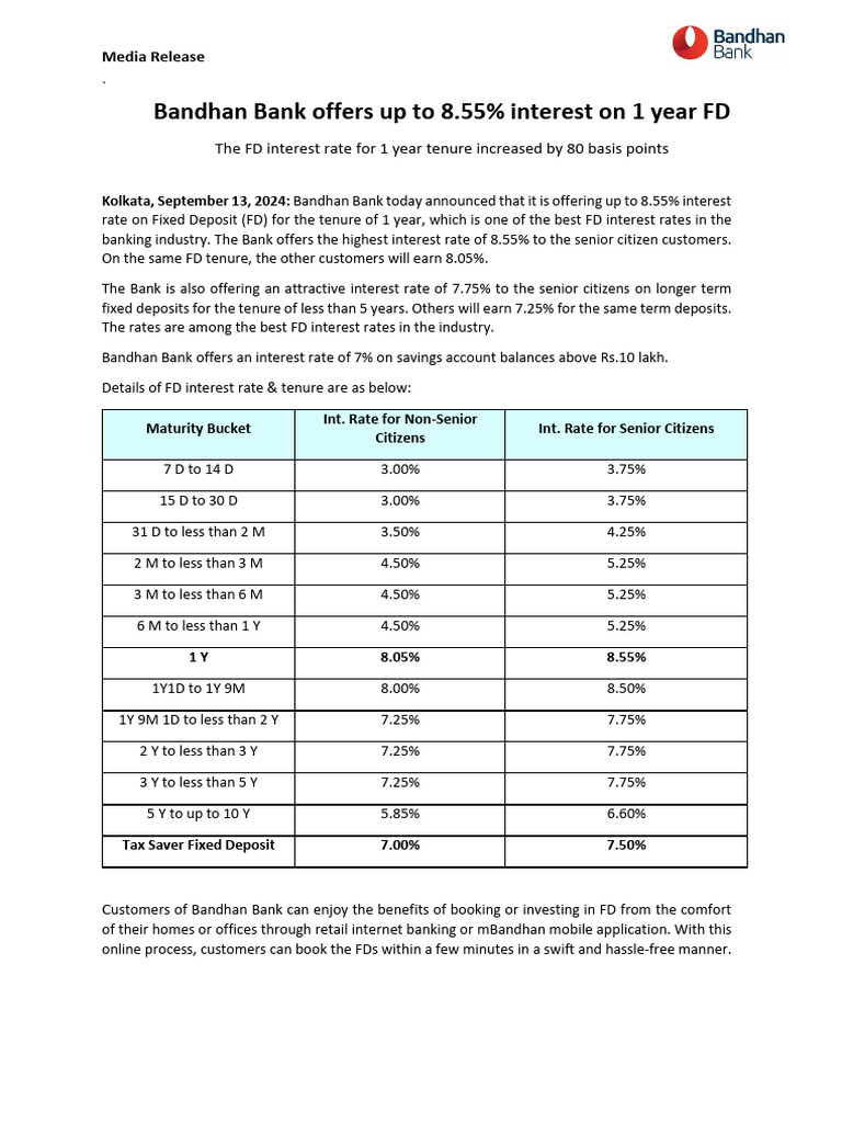PressReleaseFDinterestrate8.55percentSeptember132024(1) PDF