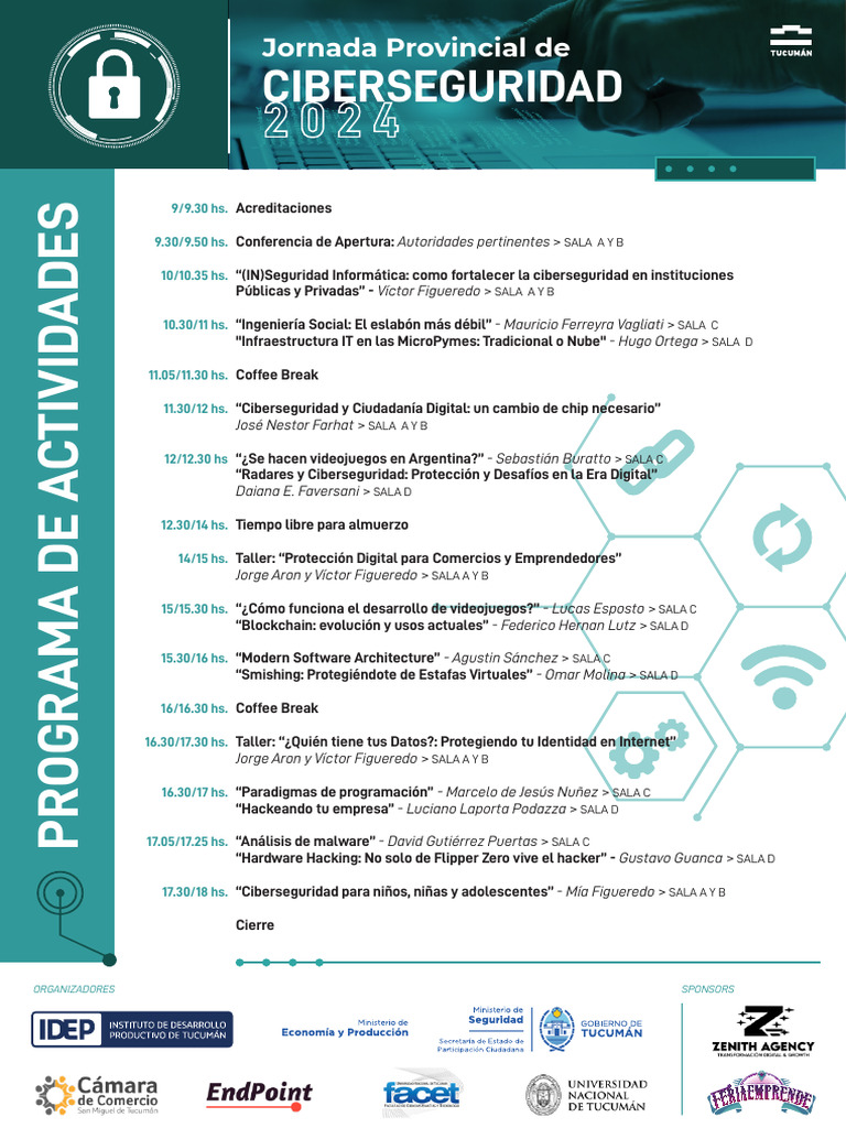 Programa Jornada Provincial de Ciberseguridad | PDF | La seguridad ...