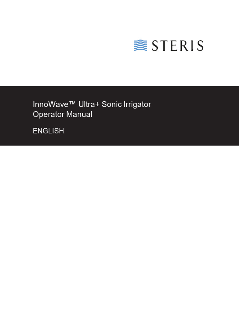 InnoWave Ultra+ Irrigator Manual | PDF | Personal Protective Equipment ...