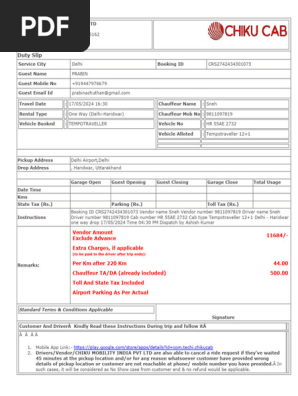 DutySlip 33 CRS2742434301073 (1) | PDF | Fare | Taxes