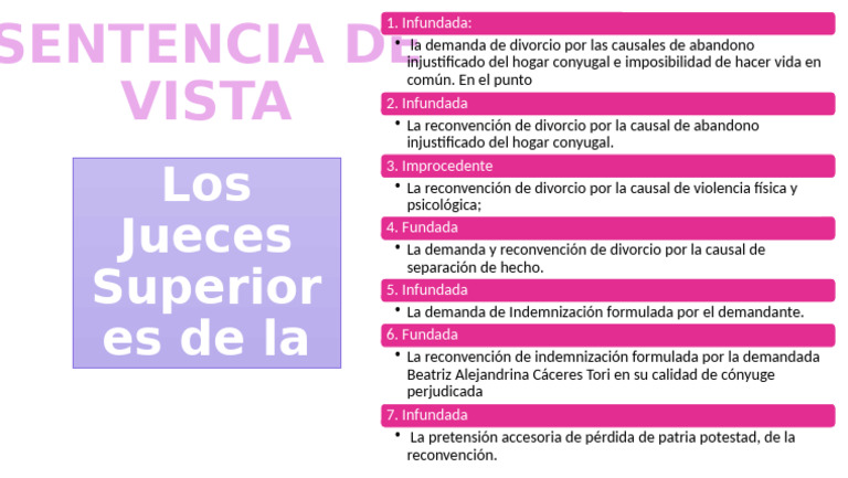 Sentencia de Vista | PDF