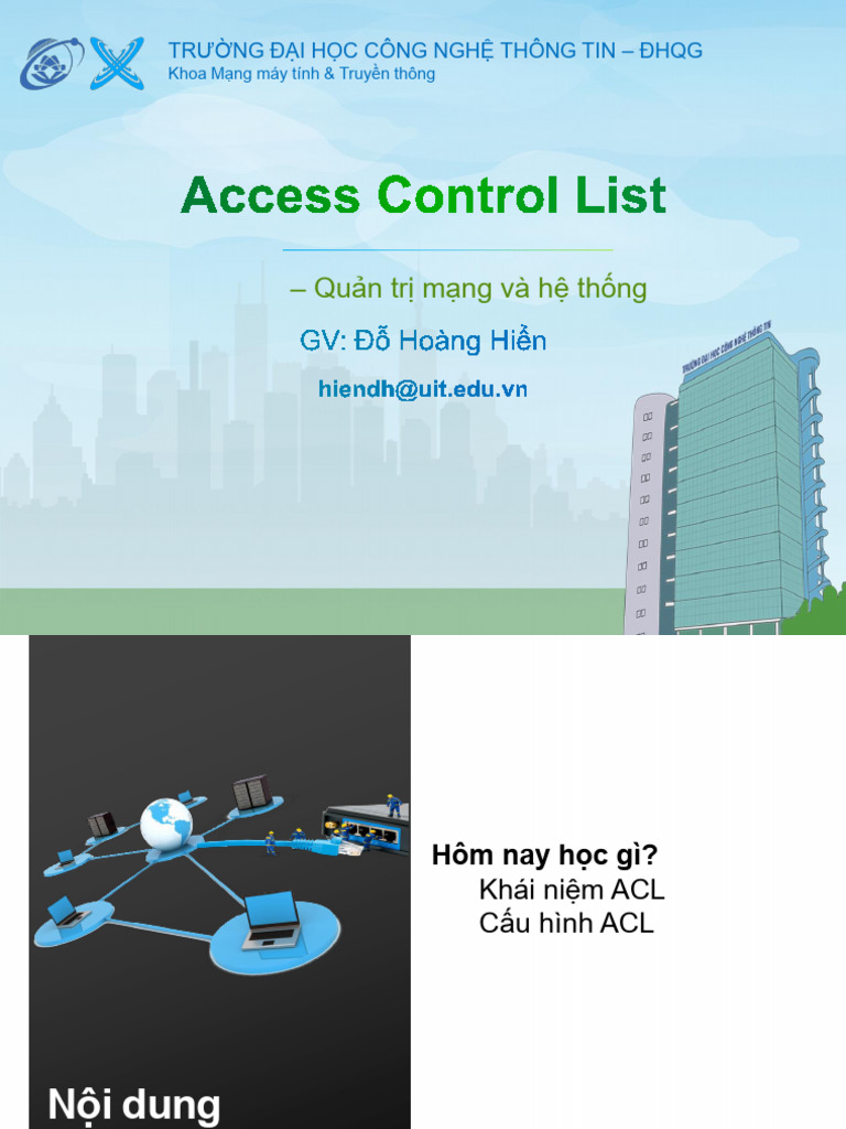 L06 - Acl | PDF | Port (Computer Networking) | Internet Protocols