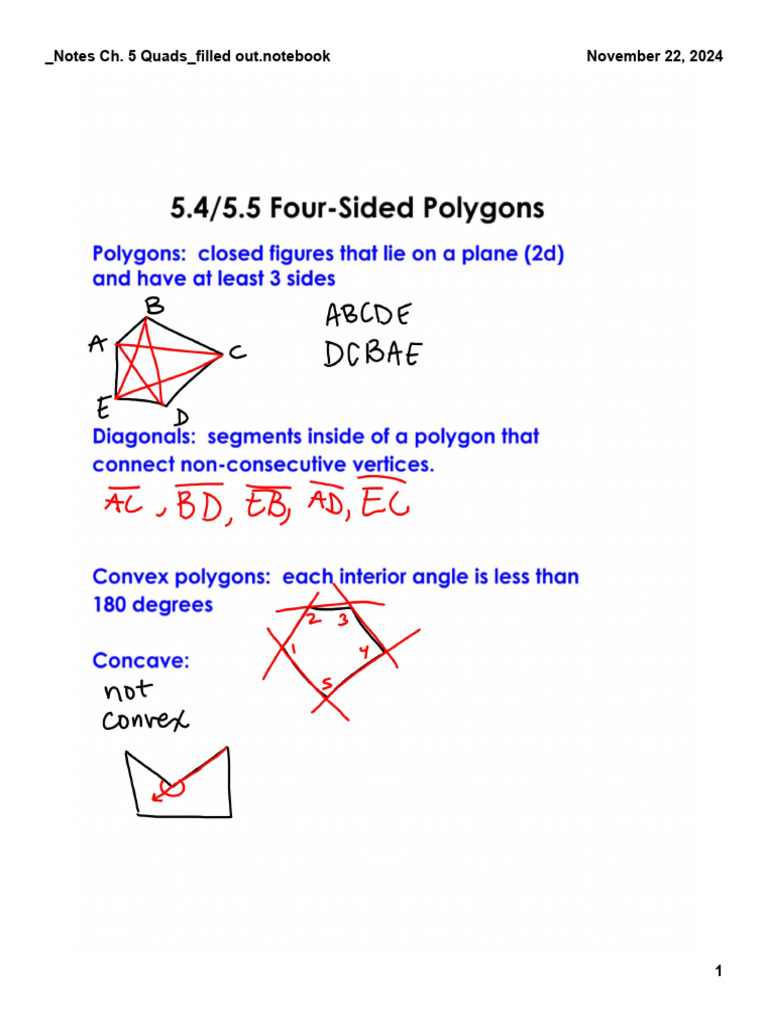 Chapter 5 Quad Notes Summary | PDF