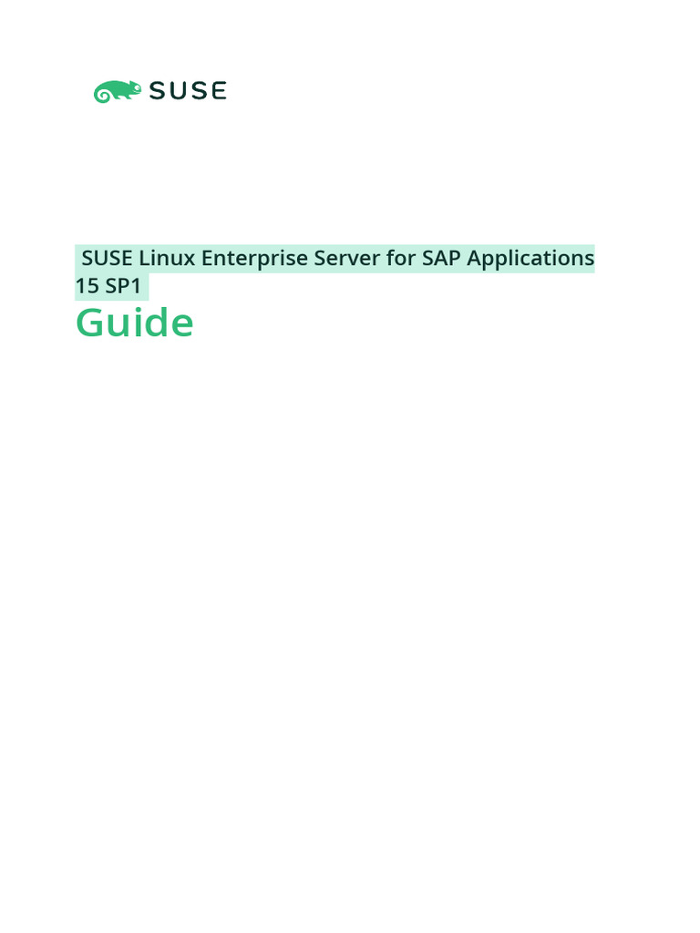 SLES4SAP-guide SUSE en | PDF | Software Repository | Linux