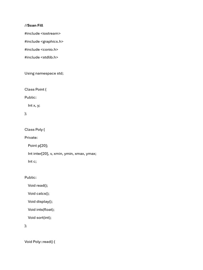 CG 2 | PDF | Computer Programming | C++