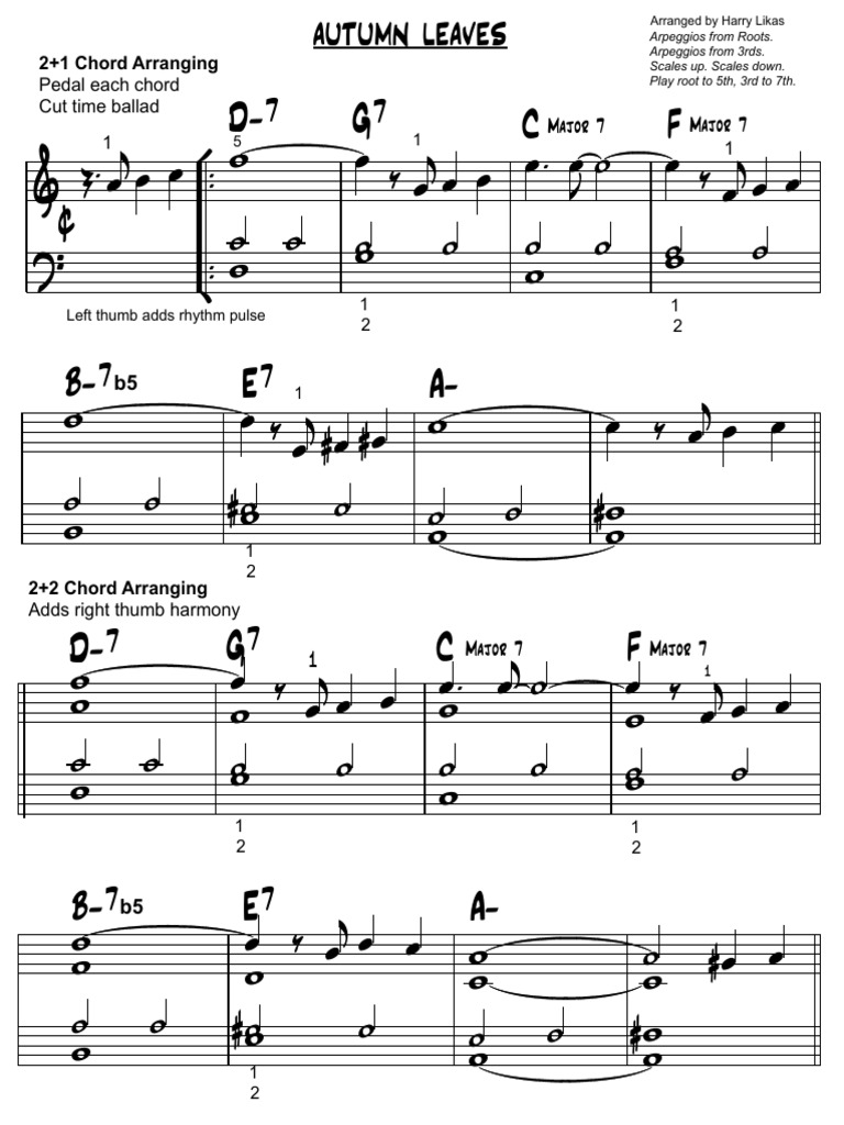 Autumn Leaves Dmi Shells and 2+2 | PDF