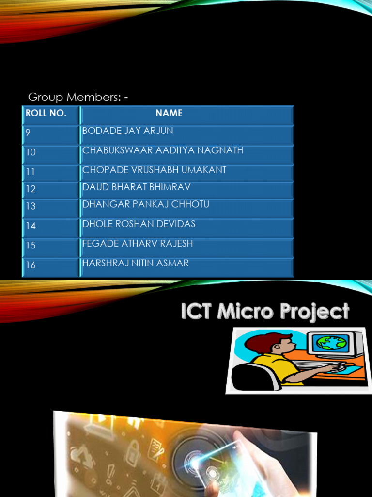 Ict Micro Project | PDF | Integrated Circuit | Central Processing Unit