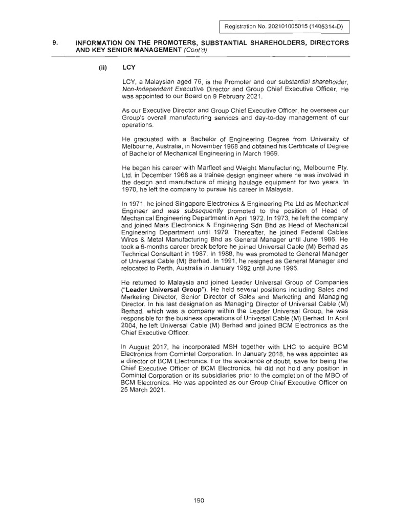 ATech - Prospectus (Part 2) | PDF