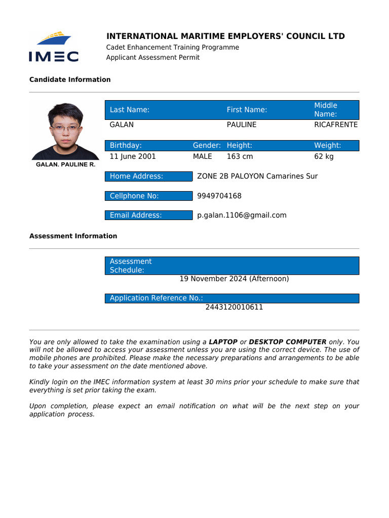 Test Permit | PDF