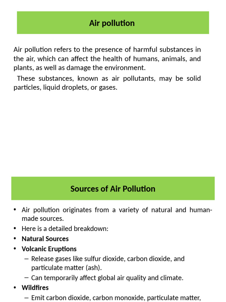 Impact of Air Pollution on Wildlife | PDF | Water Pollution | Air Pollution